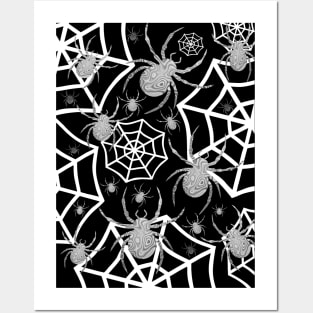 SPIDERS For Halloween Posters and Art